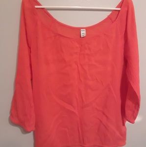 Flowy Peach Colored Top